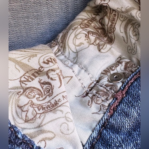 Nine West VTG America Jeans Womens Boho Mid Rise Denim Medium Wash Stretch 8/28P - Picture 5 of 12